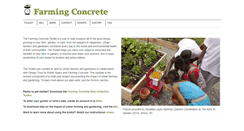Desktop Screenshot of farmingconcrete.org